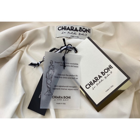 CHIARA BONI COCOON COLLAR TRUMPET GOWN - Picture 5 of 7